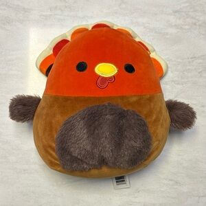 Squishmallows Brown Plush Turkey Toy, 7.5 inches